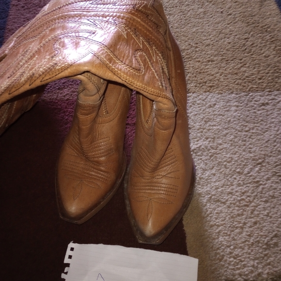 Vintage Y2K Jessica Simpson knee heels 8 cowgirl western vintage Y2K - Picture 4 of 7